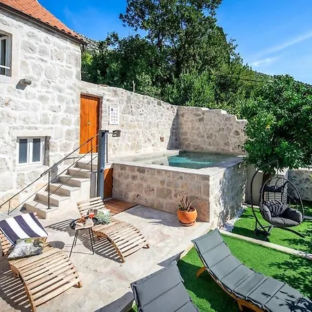 Dubrovnik Sunset-vacation House With Swimming Pool Brsecine