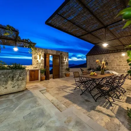 Dubrovnik Sunset-vacation House With Swimming Pool